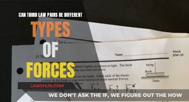 Exploring Third Law Pairs: Different Force Types?