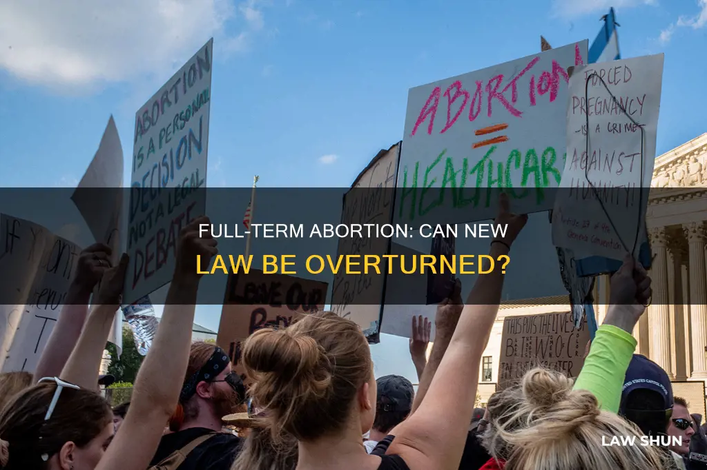 can this new law be overturned full term aborion