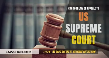 Tort Law: Supreme Court Appeals and Beyond