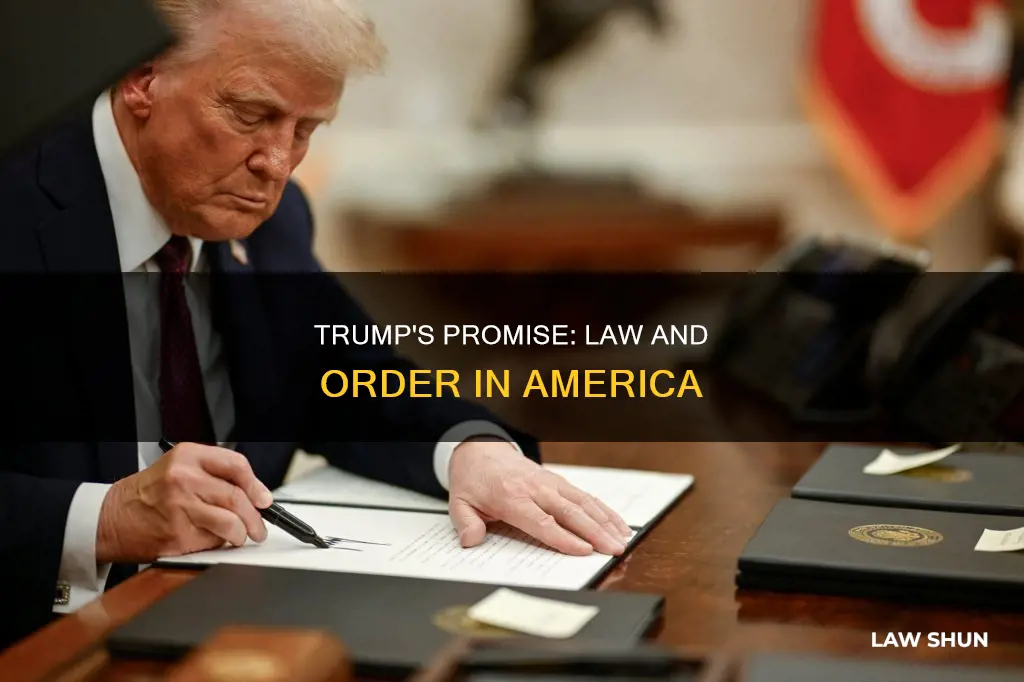 can trump bring law and order back to united states