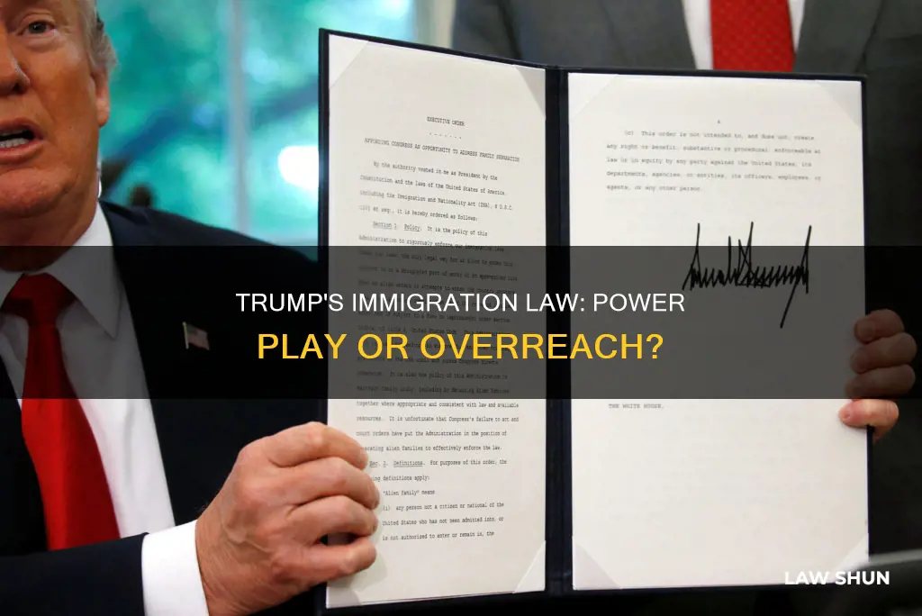 can trump change immigration law without congressional approval