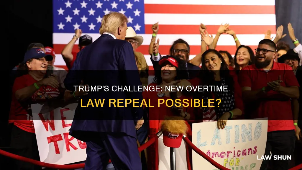 can trump repeal the new overtime law