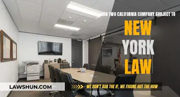 California Companies: Bound by New York Law?