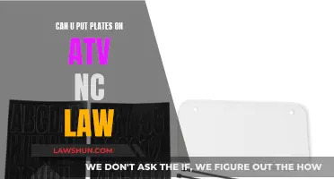 ATV Laws: Understanding License Plate Requirements in North Carolina