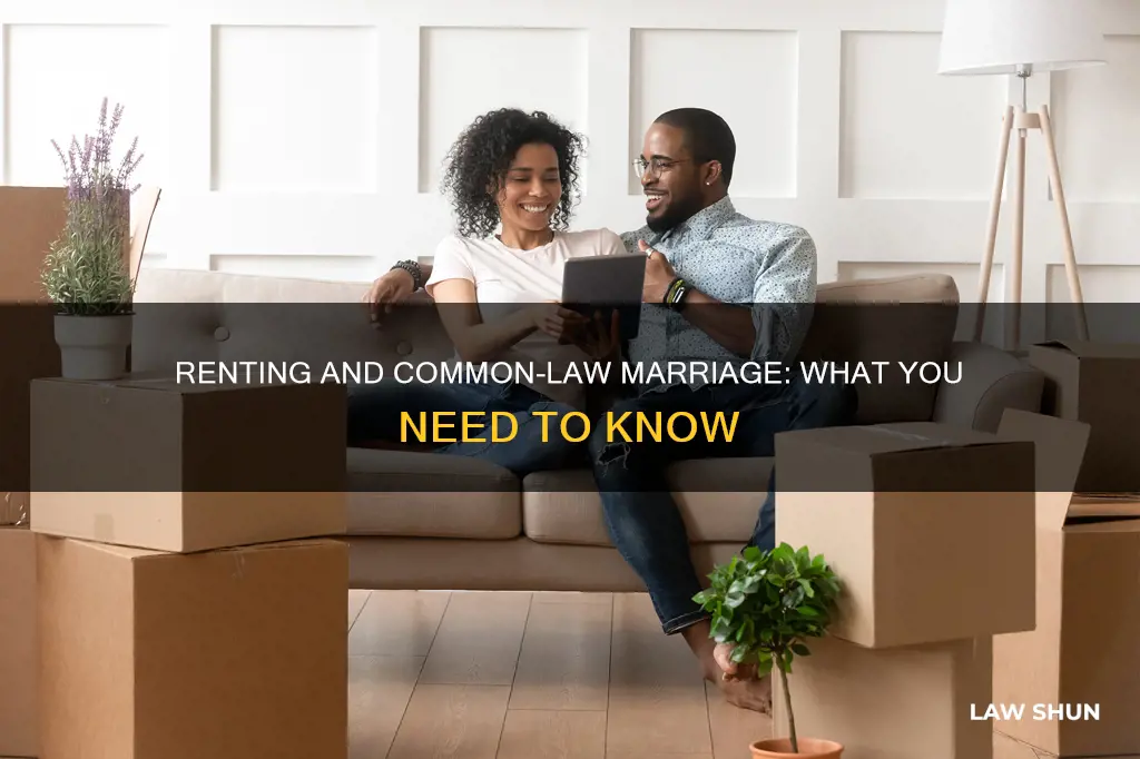 can u rent a place with common law marriage