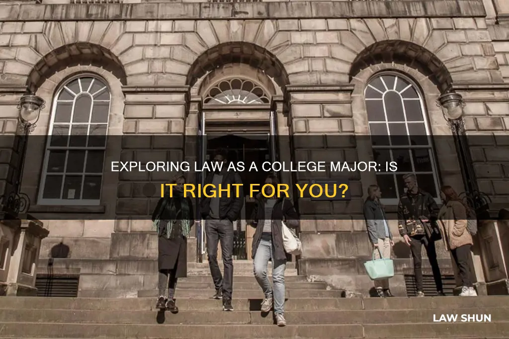 can u study law in college