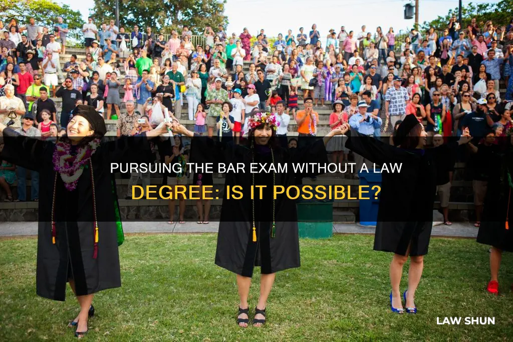 can u take bar exam without law degree