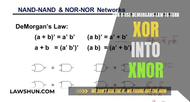 Using De Morgan's Law to Transform XOR to XNOR
