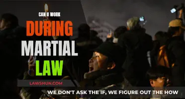 Martial Law: Work, Employment, and Your Rights