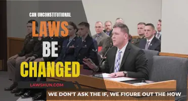 Unconstitutional Laws: Can They Be Amended?