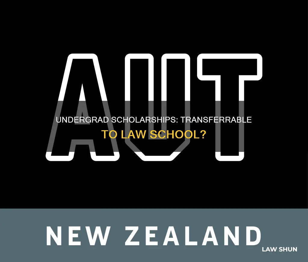 can undergrad scholarships be transferred to law