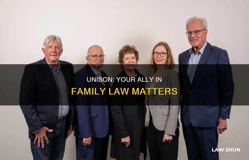 can unison help with family law