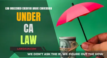 Unsecured Creditors' Rights: Conversion Claims Under CA Law