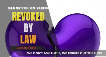 Can Purple Heart Awards Be Revoked by Law?