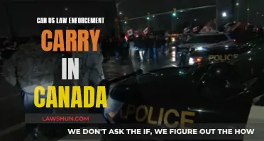 US Law Enforcement: Carrying Weapons in Canada