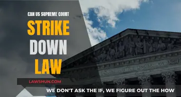 Supreme Court's Power: Striking Down Laws