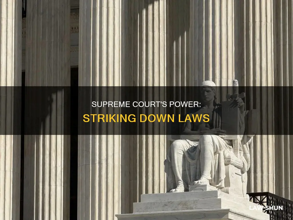 can us supreme court strike down law