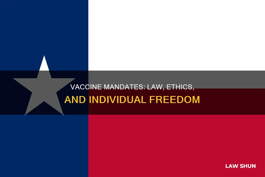 can vaccines be mandated by law
