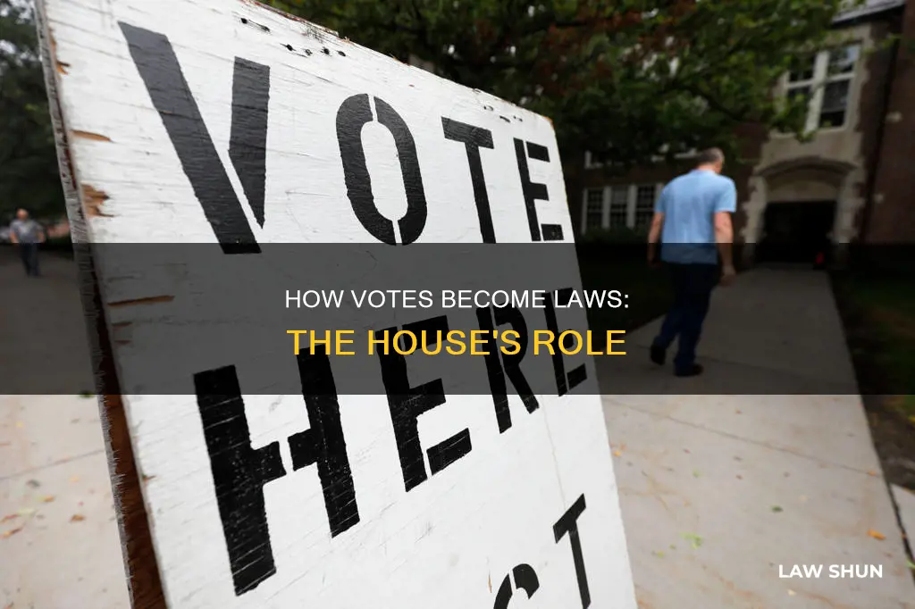 can vote become law with the house