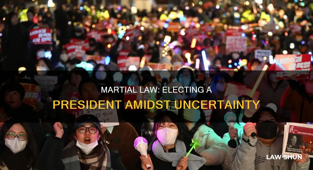 can we elect a new president during martial law