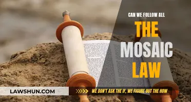 Following Mosaic Law: Is It Possible Today?
