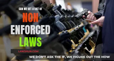 Unenforced Laws: A List of Legal Technicalities and Oddities