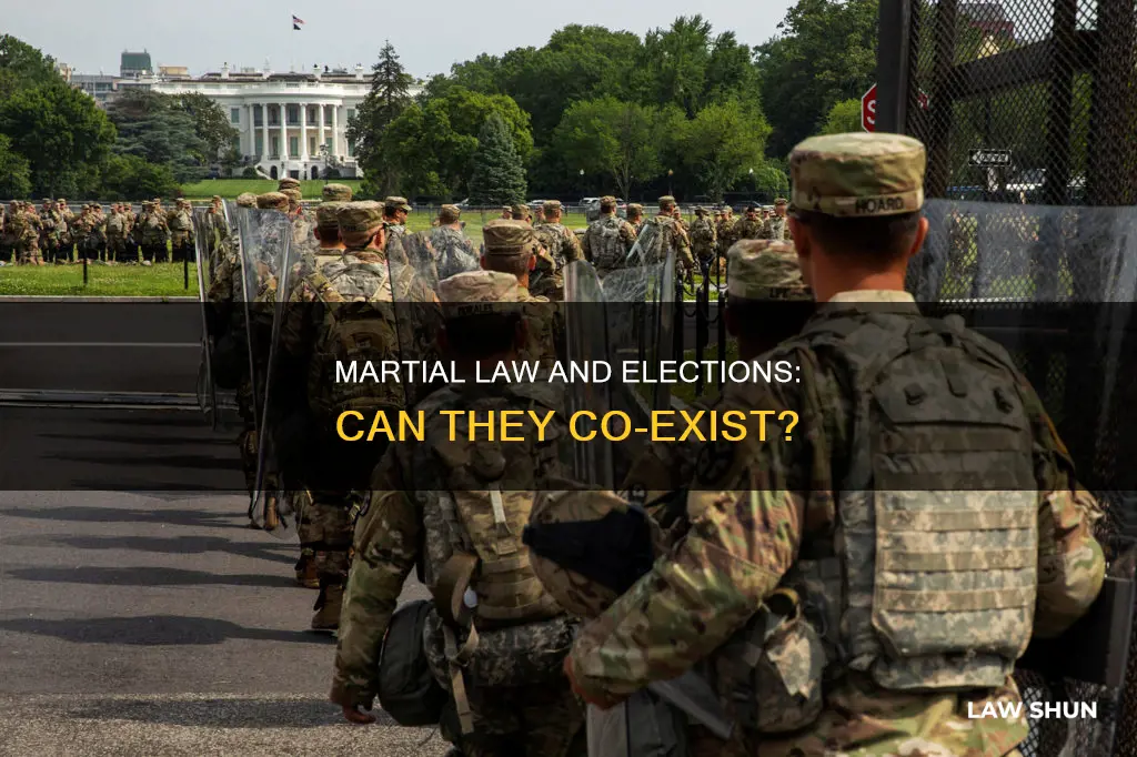 can we have an election during martial law