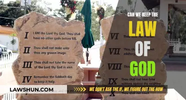God's Law: Our Ability to Obey