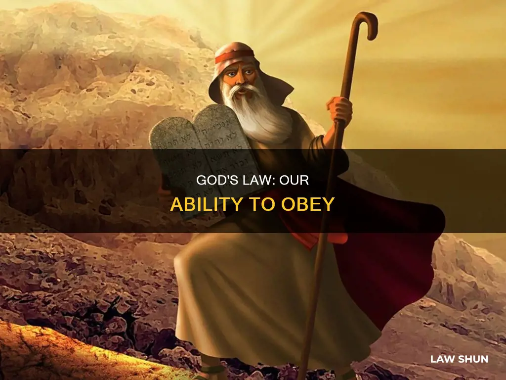 can we keep the law of god