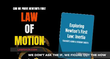 Newton's First Law: Proof and Practical Applications