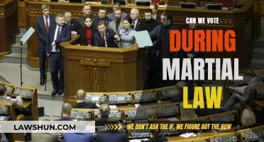 Martial Law: Can We Vote?