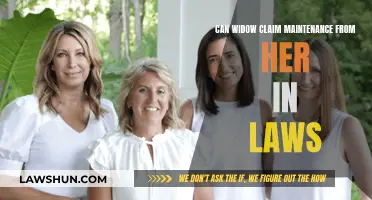 Maintenance Rights: Widows and Their In-Laws