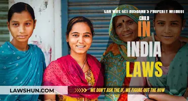 Wife's Property Rights in India: No Children