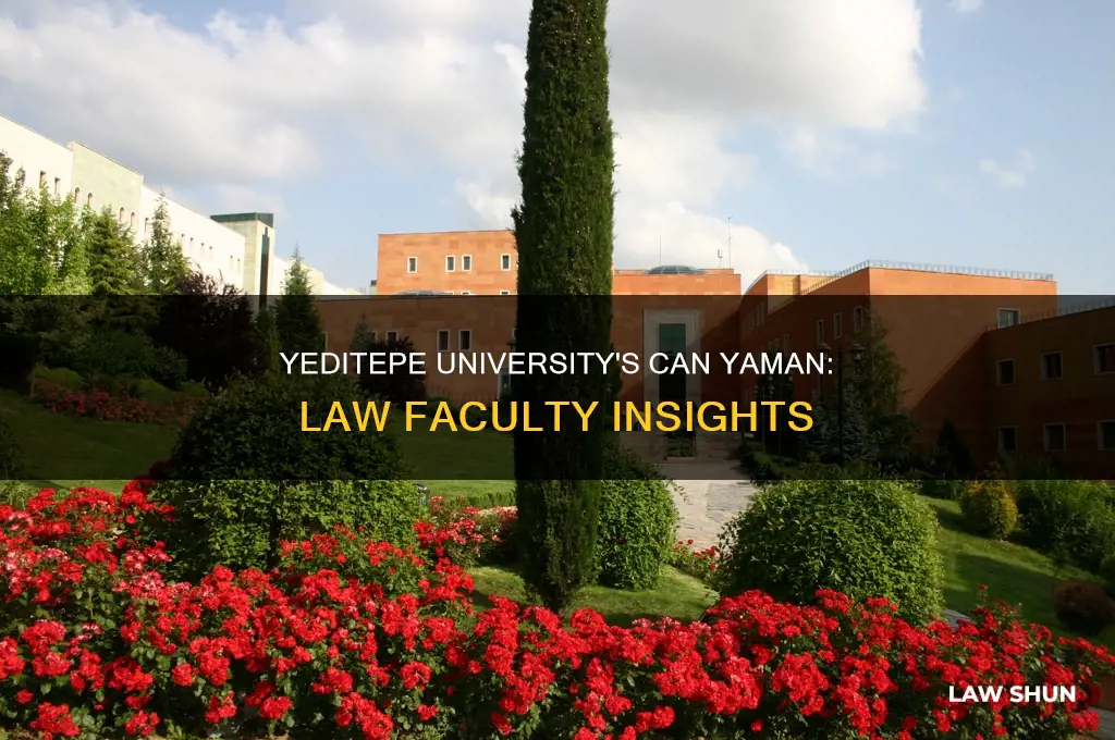 can yaman yeditepe university faculty of law