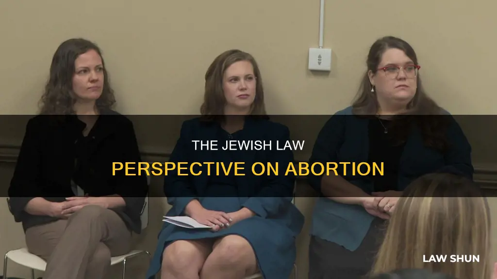 can you abort a baby by jewish law