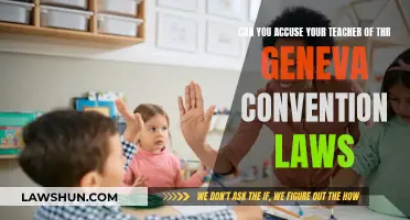 Teachers and the Geneva Convention: Rights and Wrongs