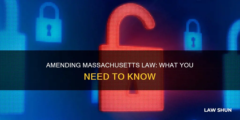 can you amend massachusetts law