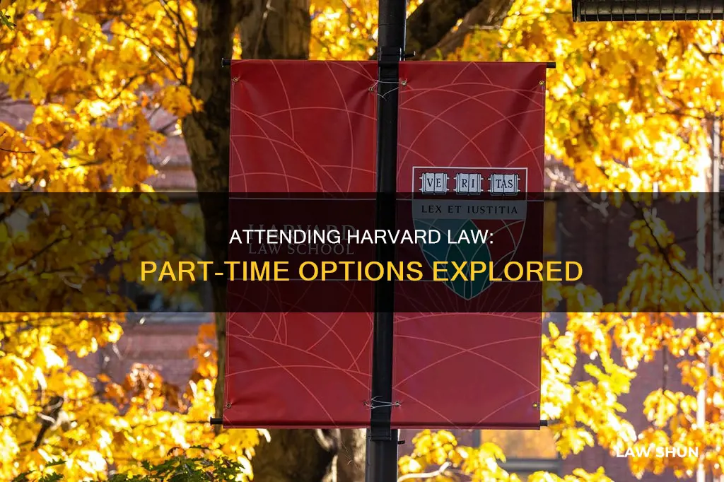 can you attend harvard law part-time