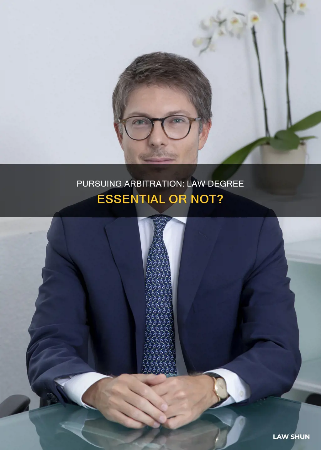 can you be an arbitrator without a law degree