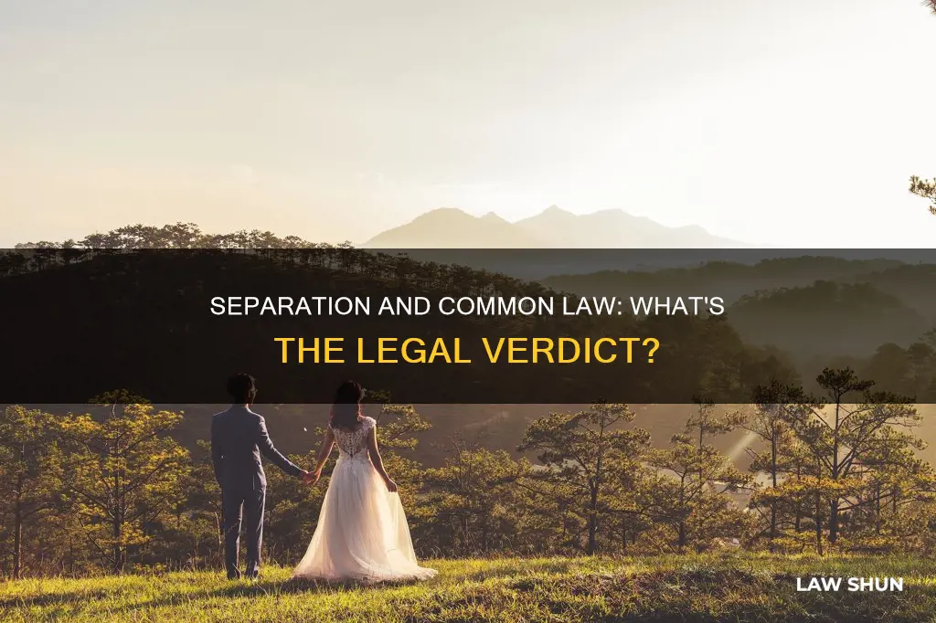 can you be common law while separated