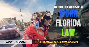 Florida Law: Injured at Work, Can You Be Fired?