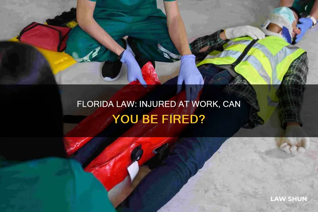 can you be fired after injury at work florida law
