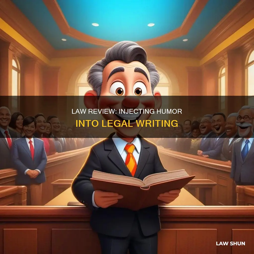 can you be funny in a law review article