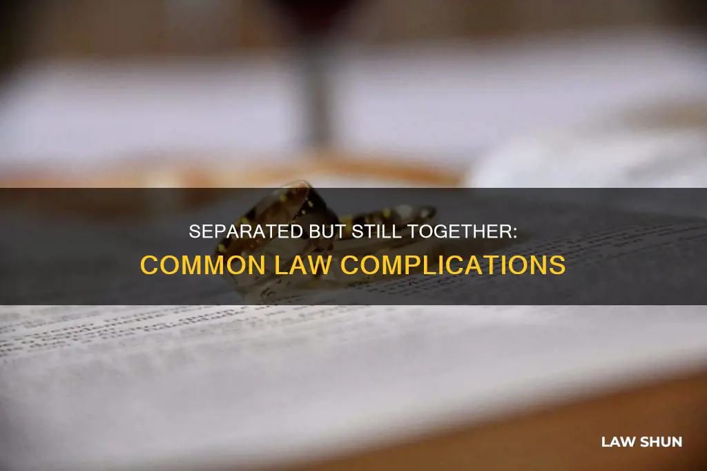 can you be in a common law relationship while separated