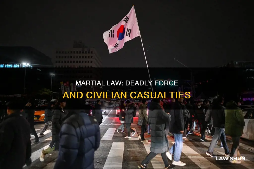 can you be killed during martial law