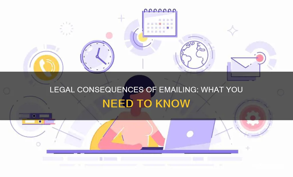 can you be lawfully charged for emailling someone