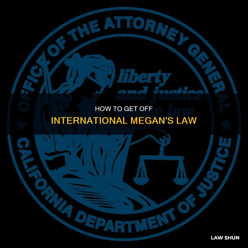 can you be removed from international megans law