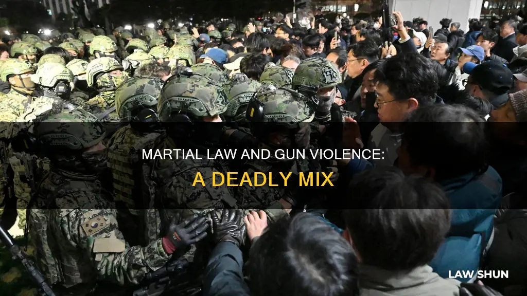 can you be shot during martial law
