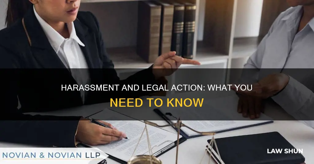 can you be sued in court of law for harassment