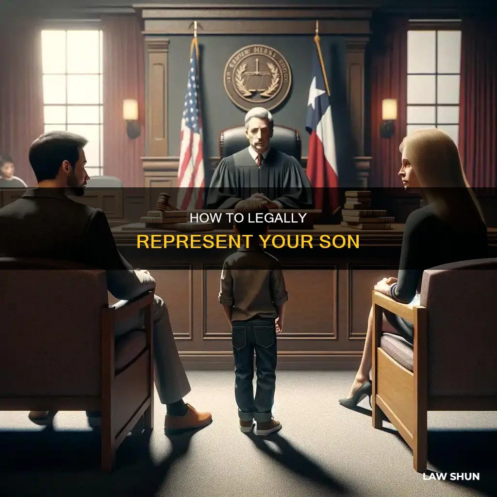 can you be your sons lawer